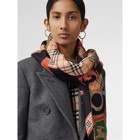 burberry silk puffer scarf|burberry silk scarf online.